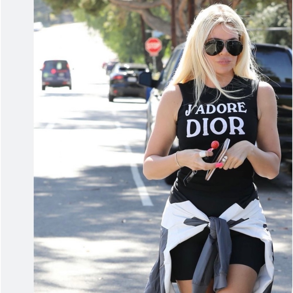 DIOR CD iconic top. Stretches to fit s-l.